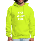 Men's Hoodie - safety green