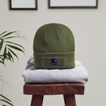 21 West Patch Beanie - olive