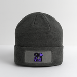 21 West Patch Beanie - charcoal grey