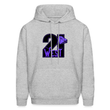 21 West Men's Hoodie - heather gray