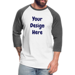 Baseball T-Shirt - white/charcoal
