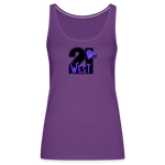 21 West Women’s Premium Tank Top - purple