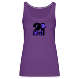 21 West Women’s Premium Tank Top - purple