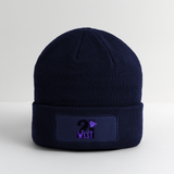 21 West Patch Beanie - navy