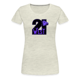 21 West Women’s Premium T-Shirt - heather oatmeal