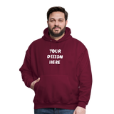 Men's Hoodie - burgundy