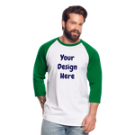 Baseball T-Shirt - white/kelly green