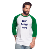 Baseball T-Shirt - white/kelly green