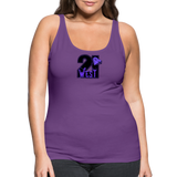 21 West Women’s Premium Tank Top - purple