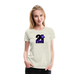 21 West Women’s Premium T-Shirt - heather oatmeal