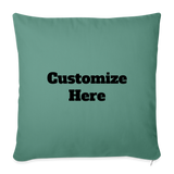 Throw Pillow Cover 18” x 18” - cypress green