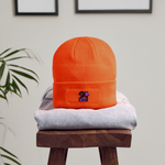 21 West Patch Beanie - neon orange