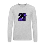 21 West Men's Premium Long Sleeve T-Shirt - heather gray