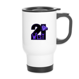 21 West Travel Mug - white