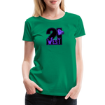 21 West Women’s Premium T-Shirt - kelly green