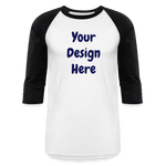 Baseball T-Shirt - white/black