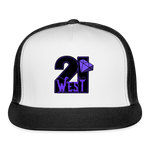 21 West Trucker Hat - white/black