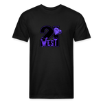 21 West fitted Cotton/Poly T-Shirt by Next Level - black