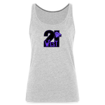 21 West Women’s Premium Tank Top - heather gray