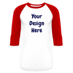 Baseball T-Shirt - white/red