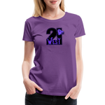 21 West Women’s Premium T-Shirt - purple