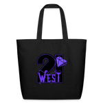 21 West Eco-Friendly Cotton Tote - black