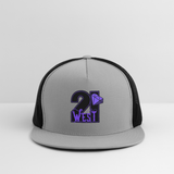 21 West Trucker Hat - gray/black