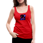 21 West Women’s Premium Tank Top - red