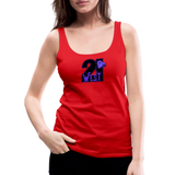 21 West Women’s Premium Tank Top - red