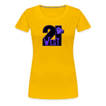 21 West Women’s Premium T-Shirt - sun yellow