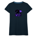 21 West Women’s Premium T-Shirt - deep navy