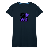 21 West Women’s Premium T-Shirt - deep navy