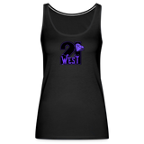 21 West Women’s Premium Tank Top - black