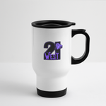 21 West Travel Mug - white