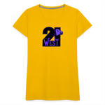 21 West Women’s Premium T-Shirt - sun yellow