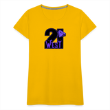 21 West Women’s Premium T-Shirt - sun yellow