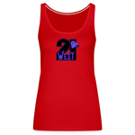 21 West Women’s Premium Tank Top - red