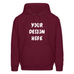 Men's Hoodie - burgundy