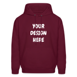 Men's Hoodie - burgundy