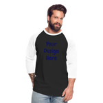 Baseball T-Shirt - black/white