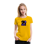 21 West Women’s Premium T-Shirt - sun yellow