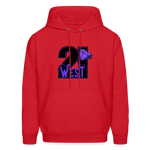 21 West Men's Hoodie - red