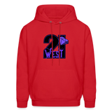 21 West Men's Hoodie - red