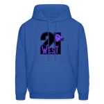 21 West Men's Hoodie - royal blue