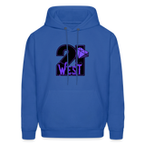 21 West Men's Hoodie - royal blue