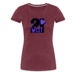 21 West Women’s Premium T-Shirt - heather burgundy