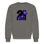 21 West Crewneck Sweatshirt - asphalt gray