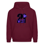 21 West Men's Hoodie - burgundy