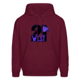 21 West Men's Hoodie - burgundy