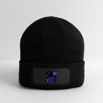 21 West Patch Beanie - black